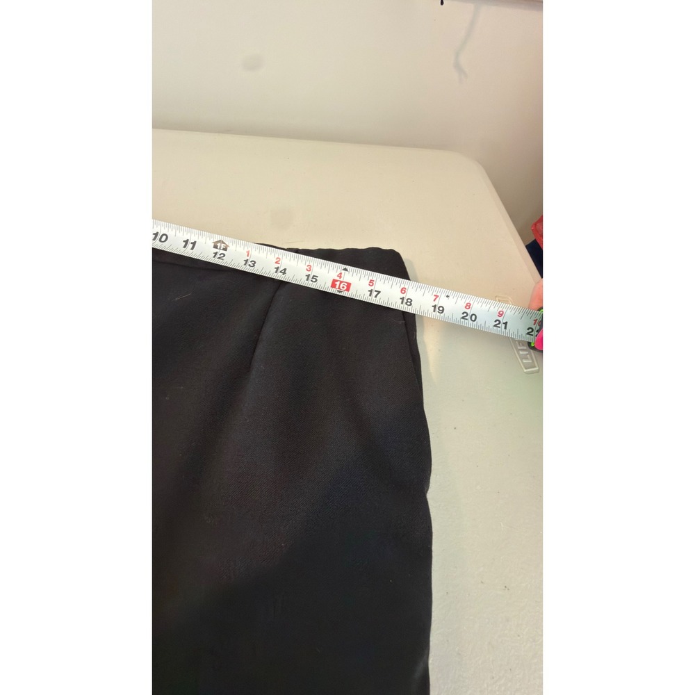 Pendleton Dress Pants Black 100% Virgin Wool Lined Trousers Women 16P - Picture 8 of 9